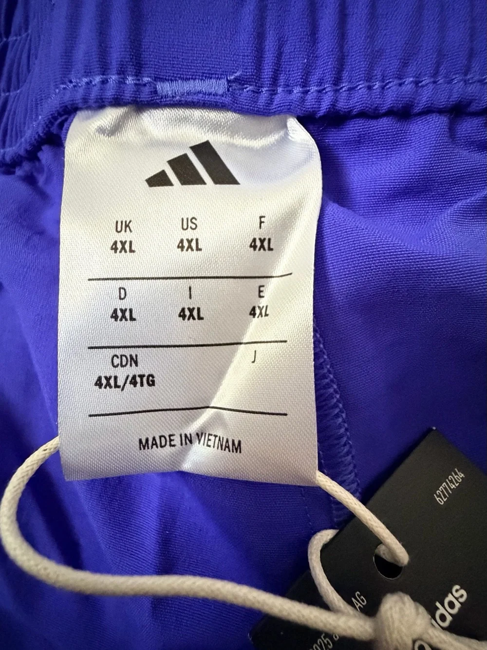 NWT Adidas Men’s 4XL FIFA World Cup 2026 Staff Track Pants Sonic Ink Blue Soccer